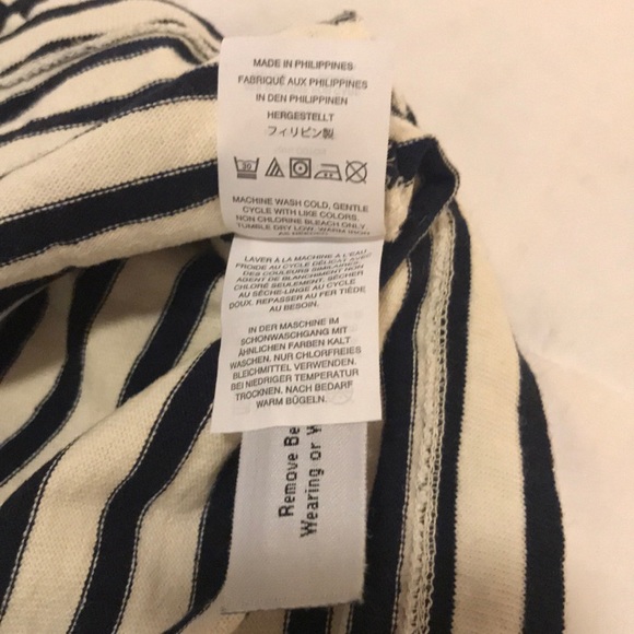 JCREW Sailor-stripe funnelneck shirt - Picture 4 of 4